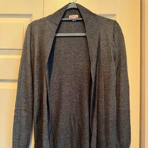 Merona Gray Open Front Cardigan